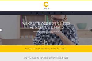 CORNLAB Corporate PSD Theme