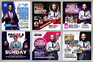 150 Church Flyers Bundle