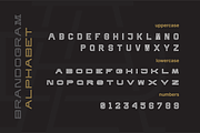 Brandogram Stencil Two Monogram Font, a Slab Serif Font by Bogdan Casota (Thumbnail 2 of 6)