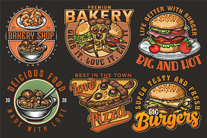 Bakery logo for restaurant or cafe, a Branding & Logo Template by Billah Hub