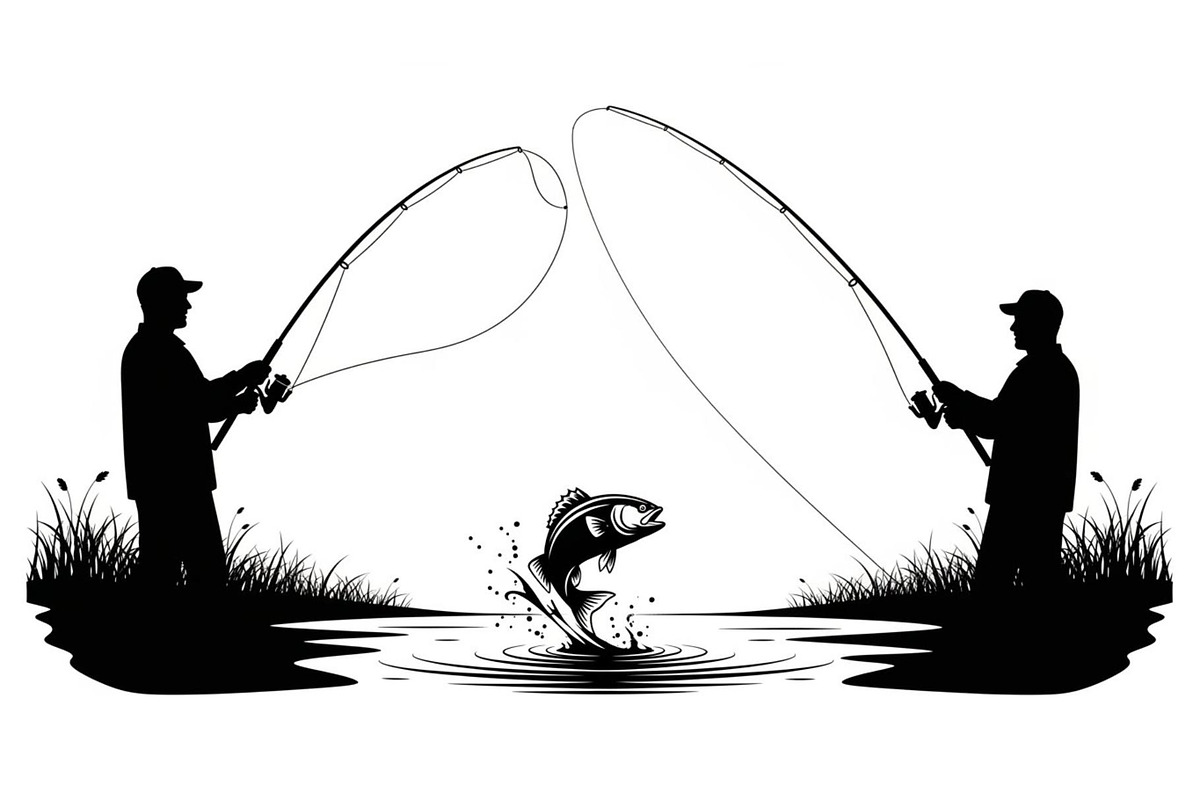 Fishing Silhouette Vector Bundle, an Illustration by hafijul (Photo 25 of 51)