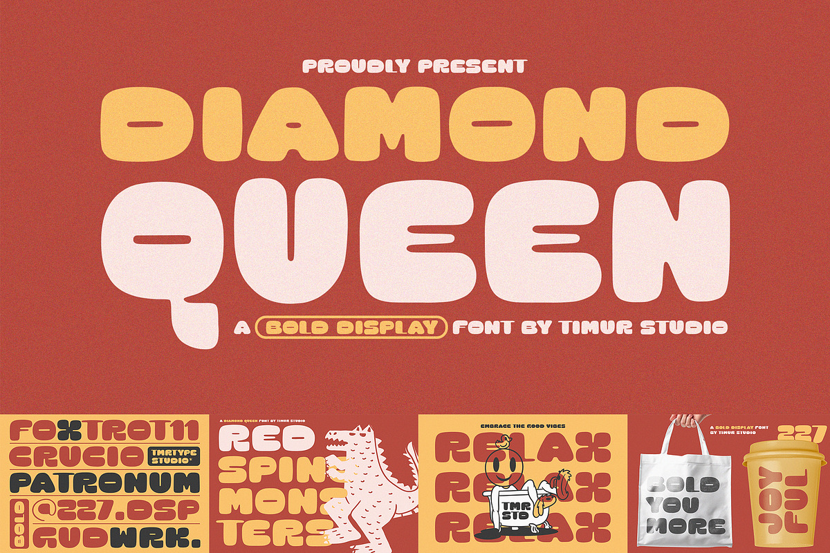 Groovy Display Font Bundle, a Handwritten Font by Timurtype (Photo 3 of 10)