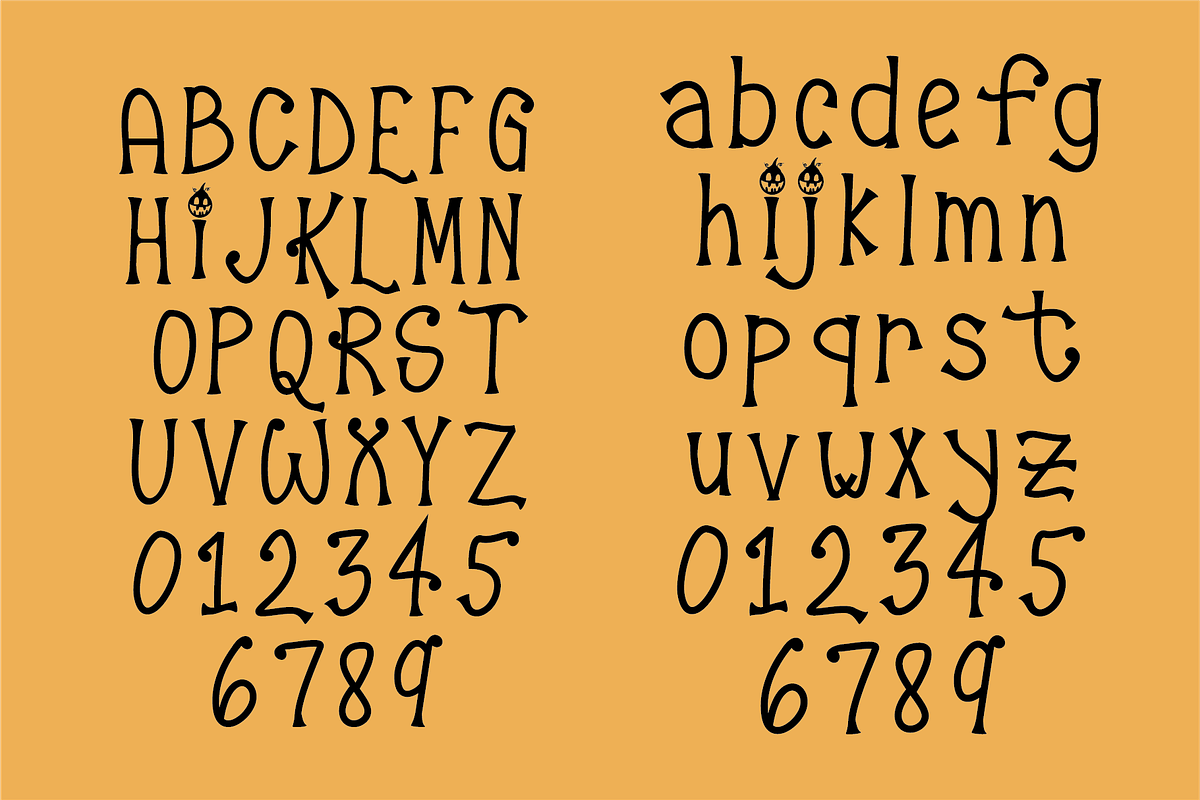 King Witch | Halloween Font, a Handwritten Font by Berdansabersama (Photo 2 of 8)