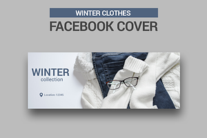 6 Winter Clothes Facebook Covers