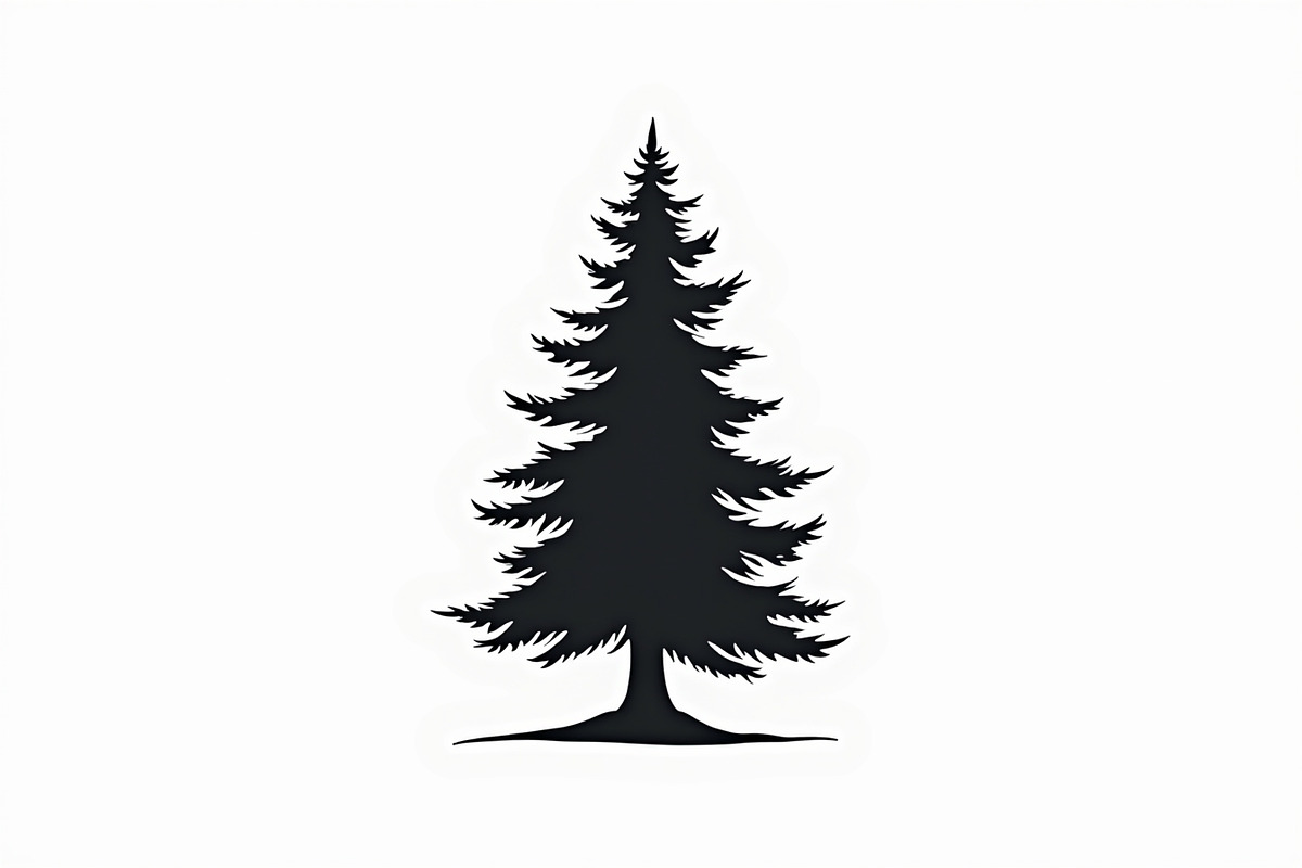 8 Pine Tree Silhouette Bundle, an Illustration by hafijul (Photo 8 of 9)