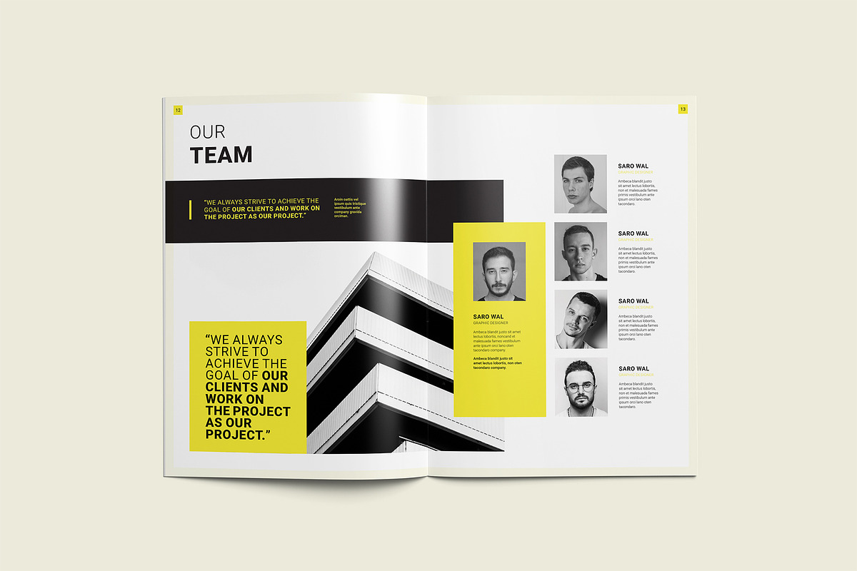 Business Brochure Template, a Brochure Template by WOWPro (Photo 8 of 10)