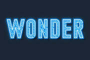 Retro LEDs and neon show alphabet, an Object Graphic by RevelStockart (Thumbnail 9 of 12)