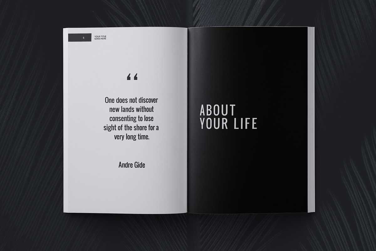 Non Fiction Book Template, a Stationery Template by Meknya (Photo 4 of 6)