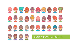 Girl/Boy Avatars