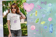 Sewing accessories and sewing mouse, an Illustration by Yuliya Art (Thumbnail 4 of 10)