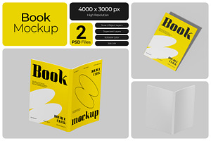 Book Mockup, a Books & Magazine Mockup by Bartama Graphic