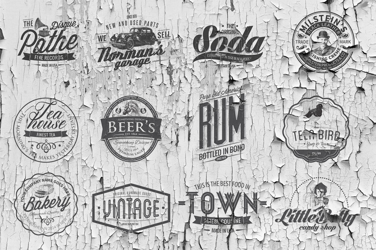 [50% OFF] Vintage Logos Templates, a Branding & Logo Template by DesignSomething (Photo 2 of 4)