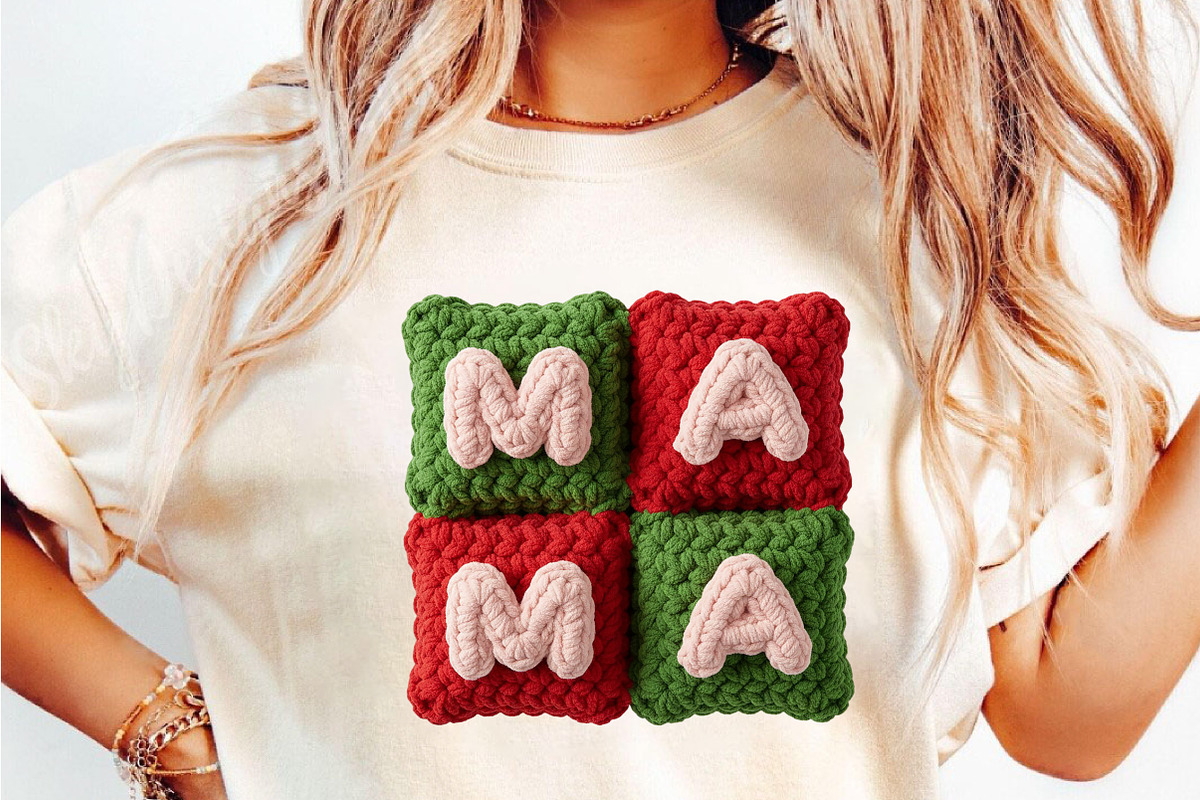 Retro Knitted Valentine PNG, Pink Ma, an Illustration by DreamCafeArt (Photo 7 of 8)