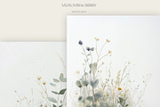 Wildflowers & Greenery Backgrounds, a Background Graphic by Anna Sokol (Thumbnail 6 of 12)