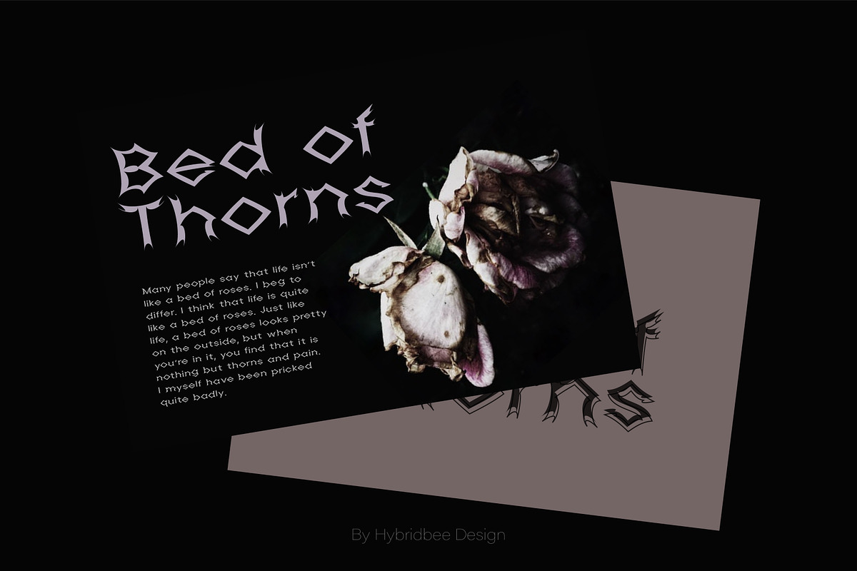 SAWTOOTH - Display Font, a Sans Serif Font by Hybridbee Design (Photo 7 of 8)