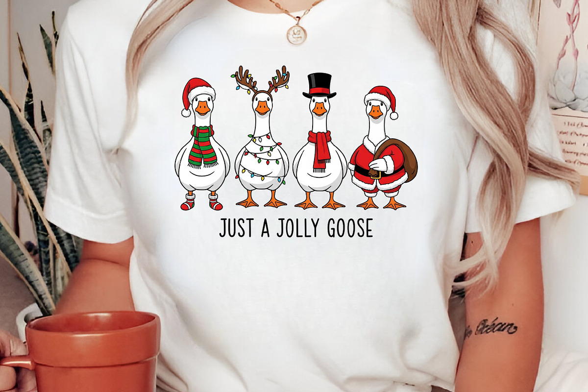 Just a Jolly Goose Png, an Illustration by Craft Nest (Photo 2 of 6)