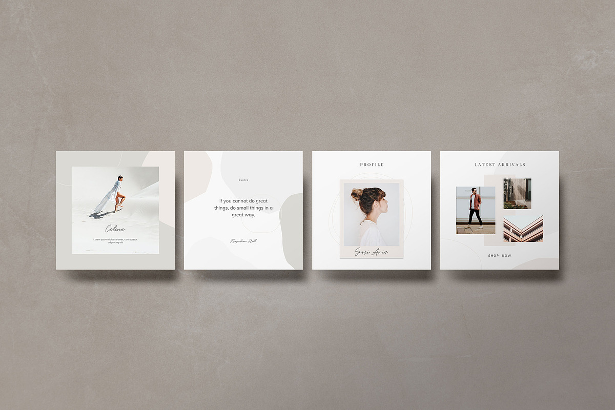 Celine Social Media Pack, a Social Media Template by Visula Co (Photo 5 of 8)