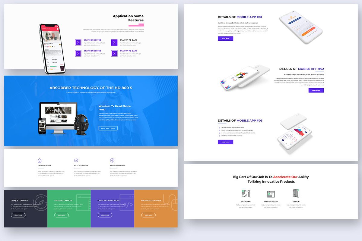 35 Features Widgets for Web UI Kit, an UI Kit Template by 3djagan