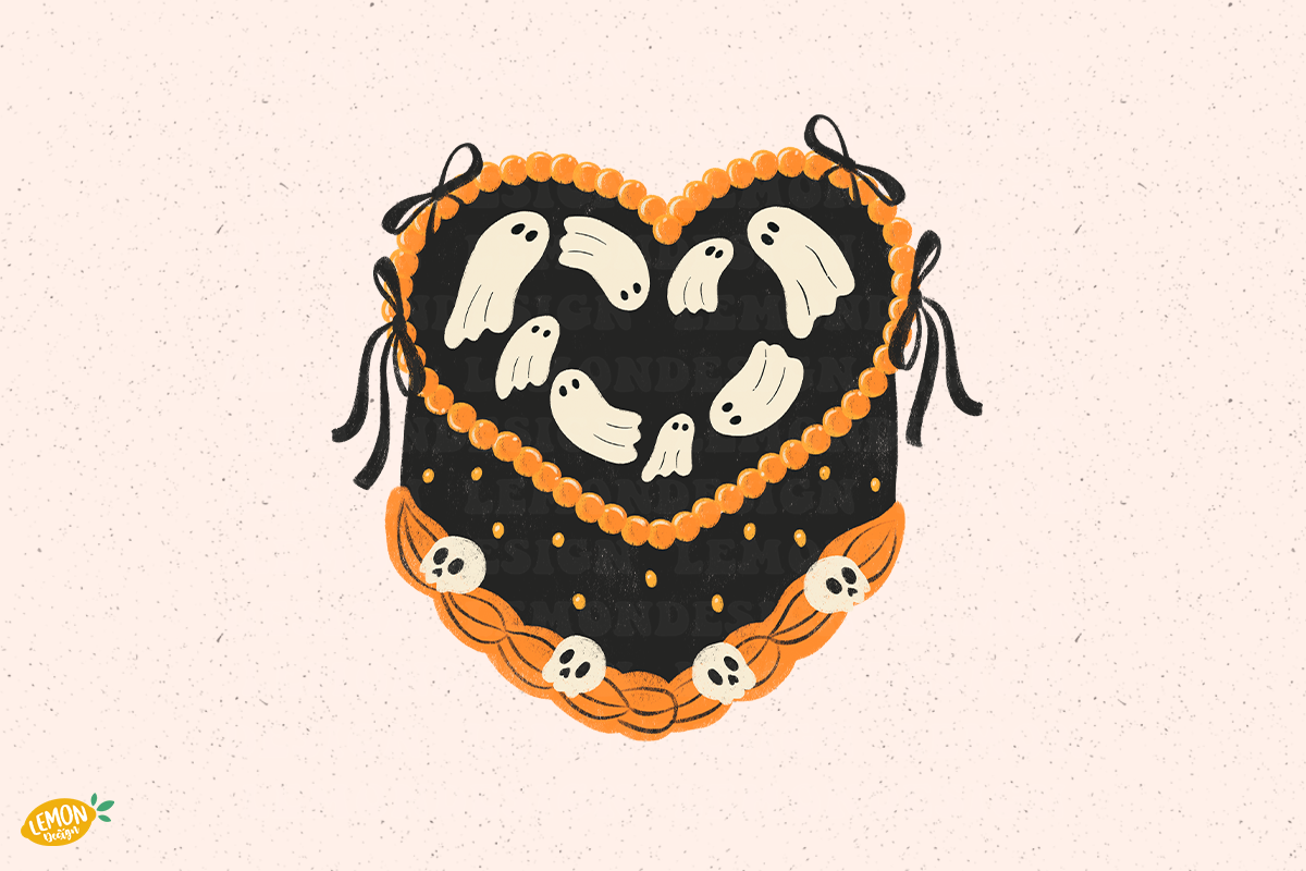 Halloween Cake PNG Clipart Bundle, a Seasonal Illustration by LemonDesign (Photo 2 of 9)