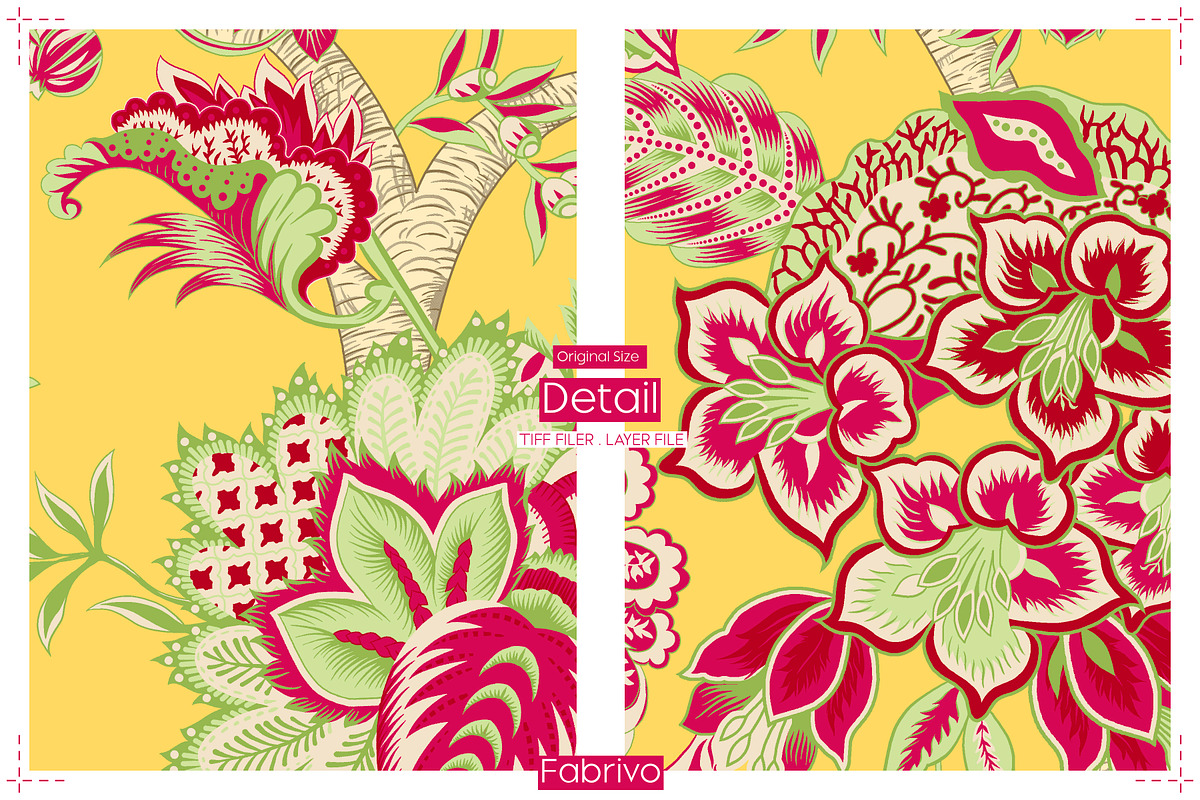 CHINTZ Floral Seamless Pattern, a Pattern Graphic by Fabrivo (Photo 9 of 10)