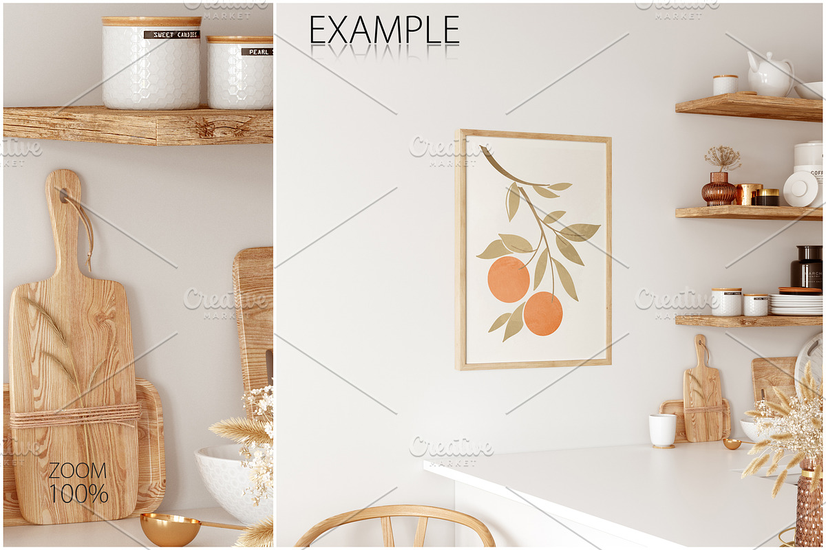 Frame & Wall Mockup Bundle - 7, a Print Template by Yuri-U (Photo 23 of 27)