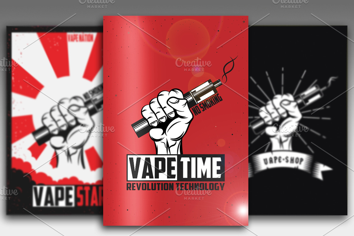 12 Illustrations for Vape Shop, a Technology Illustration by Vector Market (Photo 4 of 5)