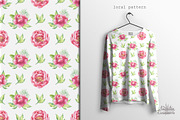 Watercolor Peonies set, a Decorative Illustration by BrushArtDesigns (Thumbnail 7 of 9)