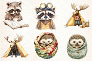 Camping Adventure Animals Bundle, a Graphic by Libby Wishes (Thumbnail 4 of 6)