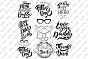 Father's Day Hand Lettering Set, an Illustration by 5August Art (Thumbnail 3 of 7)