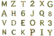 Watercolor Christmas Alphabet, an Illustration by Designking (Thumbnail 2 of 5)