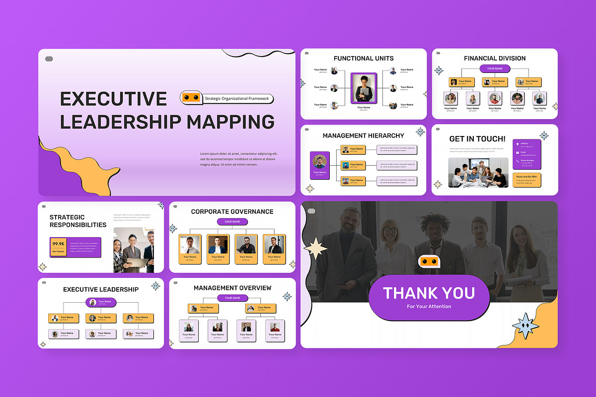 Organizational Chart Google Slides, a Presentation Template by Antstheme (Photo 4 of 4)