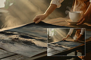 Large Poster Art Print Mockup AR-WH, a Books & Magazine Mockup by Callistemon Creative (Thumbnail 5 of 6)