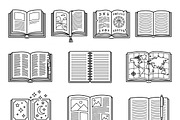 Bundles Bookstore Branding Icons, an Outline Icon by adenpinkstore (Thumbnail 4 of 10)