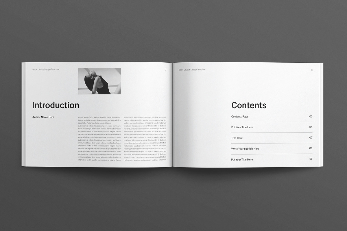 Digital Book Layout Design Template, a Magazine Template by E-Type (Photo 2 of 7)