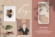 Love dogs. Abstract collection, a Decorative Illustration by Spark Studio Brushes (Thumbnail 1 of 11)