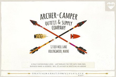 Archer-Camper: Arrow Logo