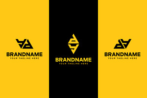 Letters YD and DY Triangle Logo, a Branding & Logo Template by Pray Art Design Studio