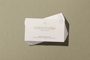 Minimal Business Card Mockup