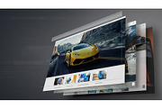 Floating UI/UX Photoshop Mockups (5, a Mockup by Shop Mockpro (Thumbnail 2 of 13)