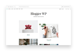 Blogger - WP Blog With WooCommerce