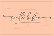 SOUTH BOSTON, a Script Font by AMINMARIO (Thumbnail 6 of 11)