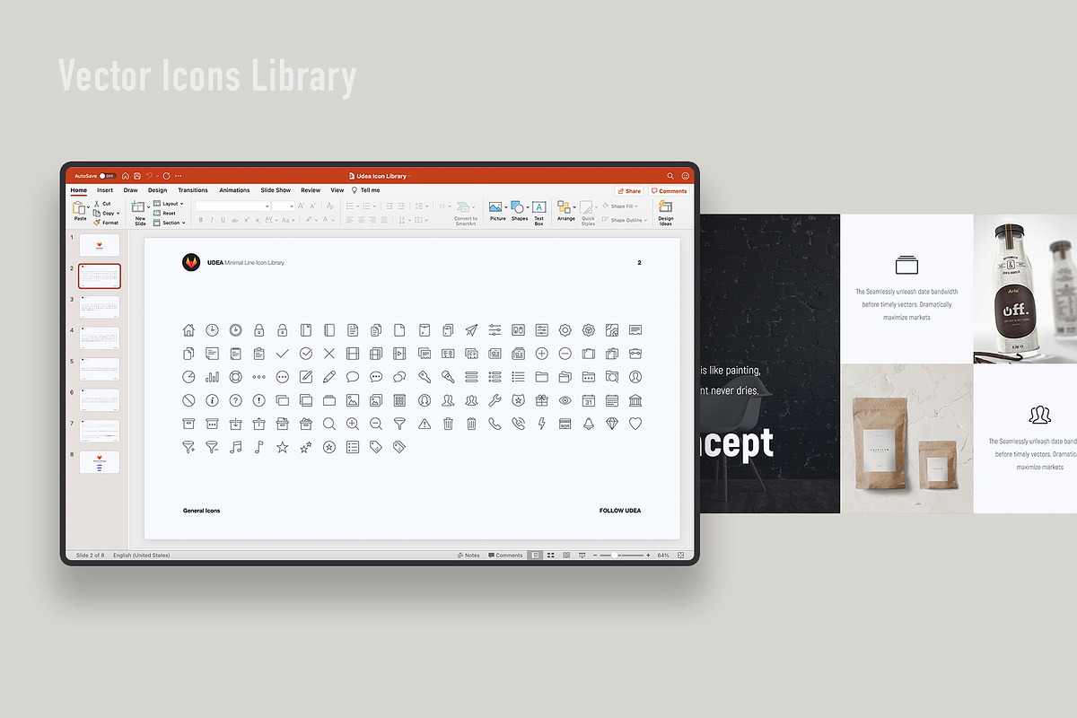 Fabros - Minimal & Creative Template, a Presentation Template by UDEA Store (Photo 8 of 15)