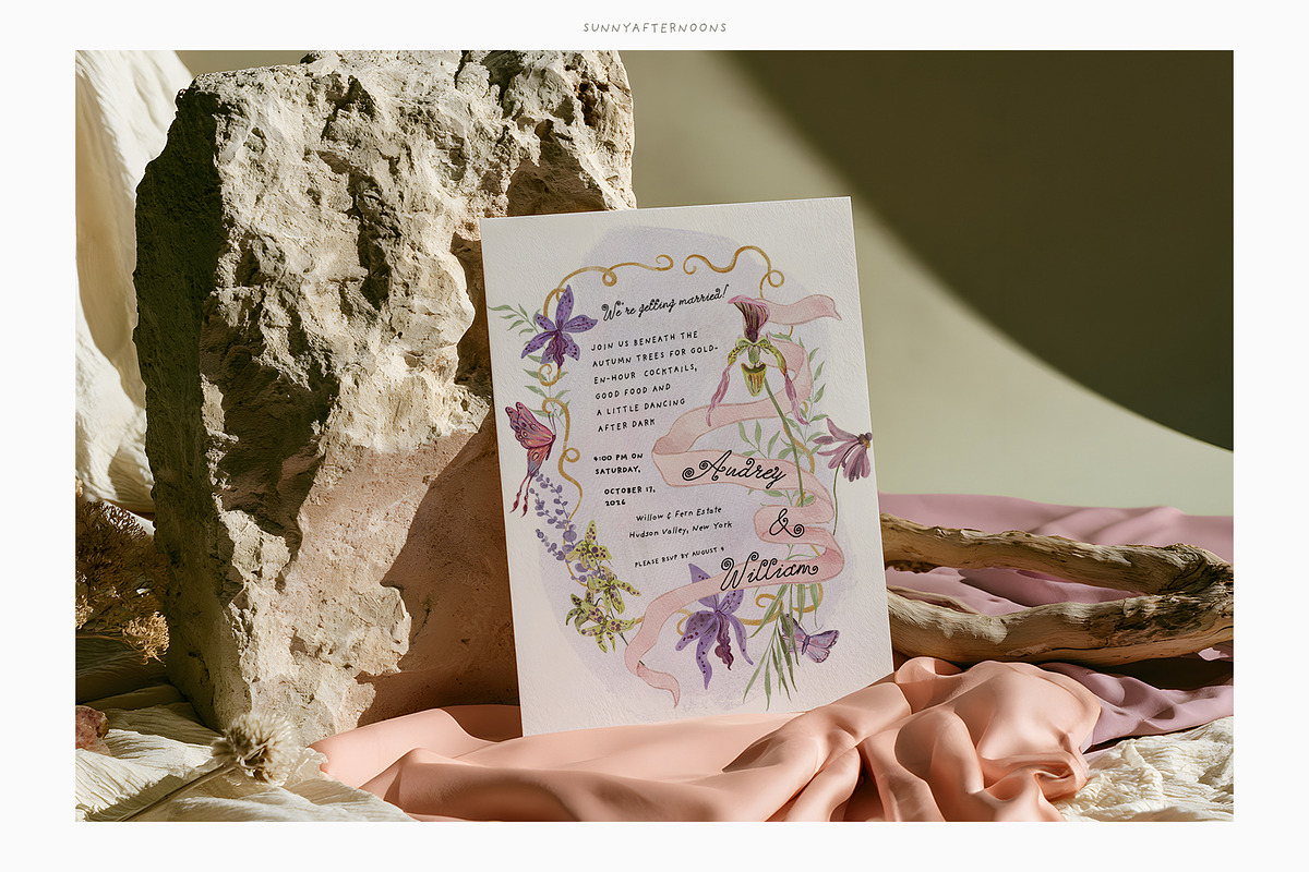 Autumn Whimsy Handpainted Florals, a Seasonal Illustration by SunnyAfternoons (Photo 4 of 23)
