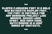 Sloper Pjonweak, a Sans Serif Font by QR Design Studio (Thumbnail 4 of 8)