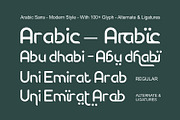 Dubai City | Arabic Font, a Sans Serif Font by WhymoreArt (Thumbnail 3 of 10)