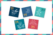 Christmas Advent Calendar Vector, a Card Template by AnnaViolet_store (Thumbnail 9 of 12)
