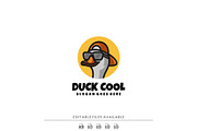 Duck Cool Mascot Logo Design, a Branding & Logo Template by Artnivora.Std (Thumbnail 1 of 3)