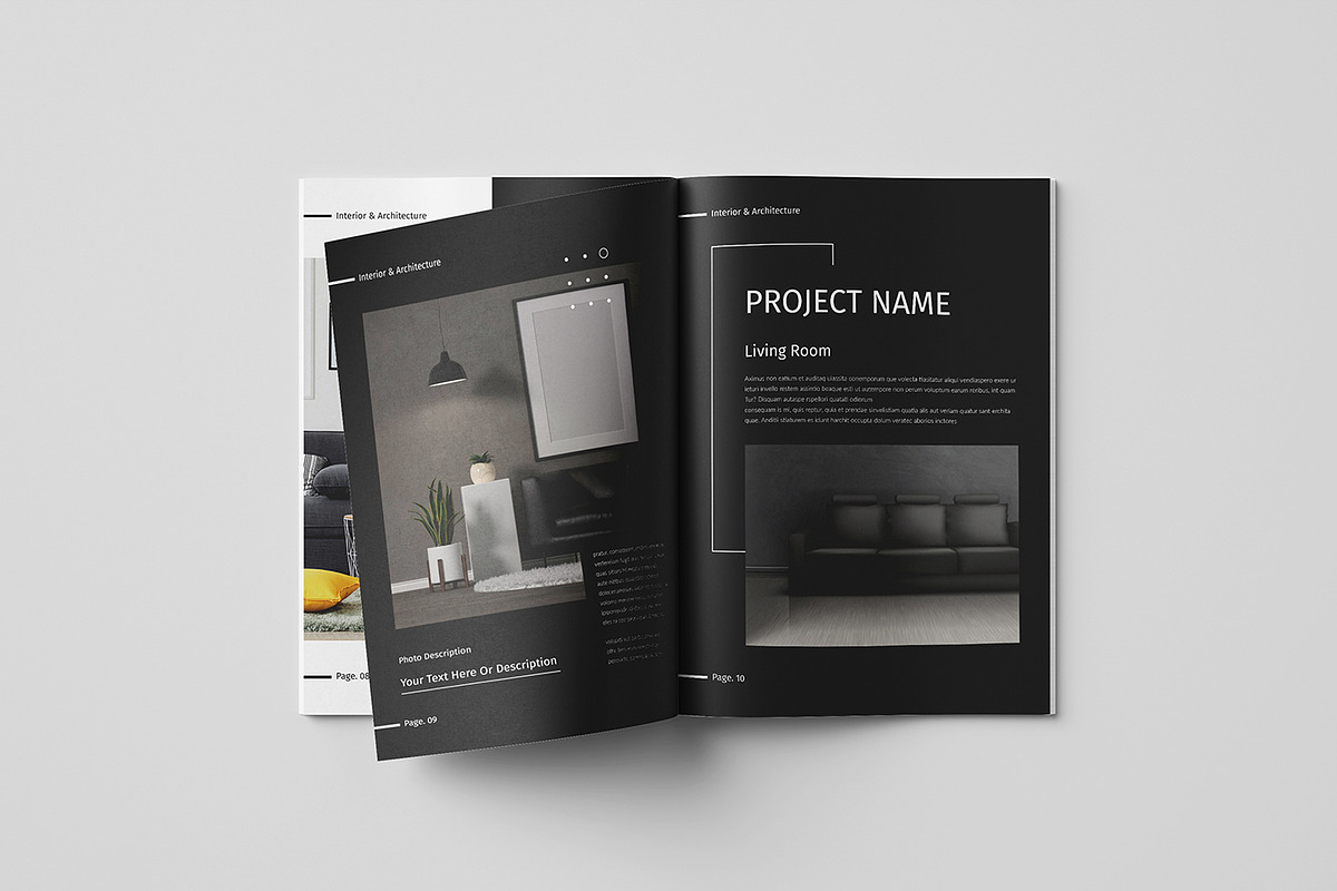 Interior Design / Portfolio Template, a Brochure Template by Spark_Creative (Photo 8 of 14)