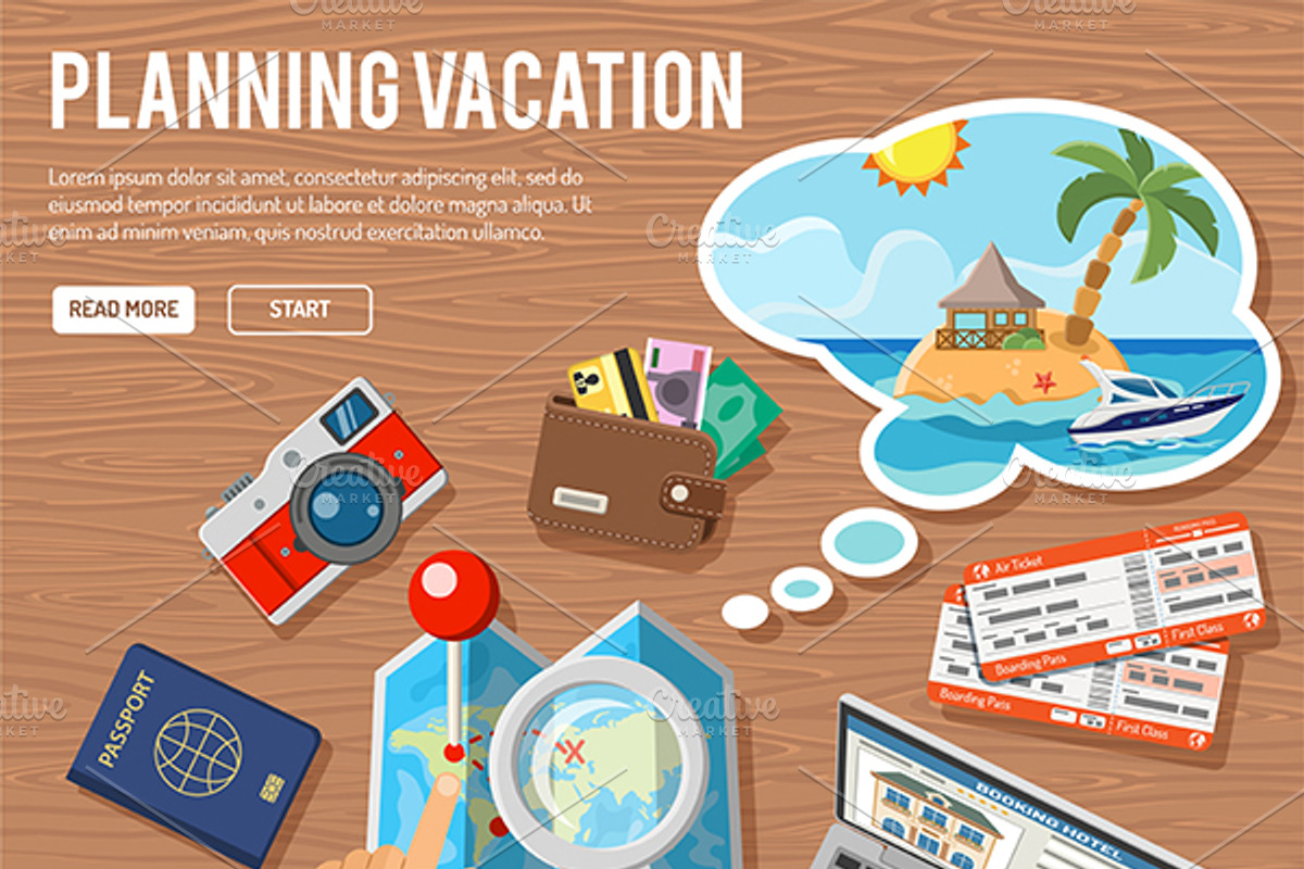 Vacation and Tourism Themes, a Technology Illustration by TAlex (Photo 2 of 6)