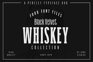 Black Velvet Typeface, a Sans Serif Font by Dene Studios